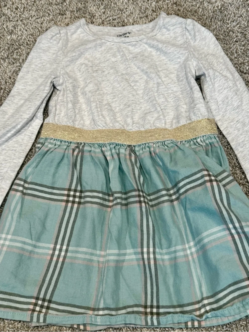 Toddler Girls 3T Dress Bundle Girls Fall long sleeve dress bundle plaid, holiday